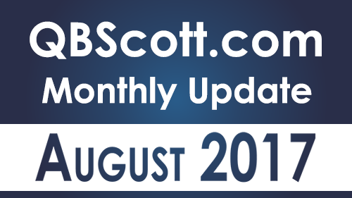 QBScott.com QuickBooks Monthly Update August 2017