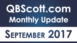 QBScott.com Monthly Update Septemeber 2017