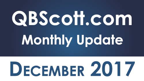 QBScott.com Monthly Update December 2017